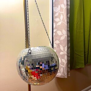 Disco hanging plant holder - never used